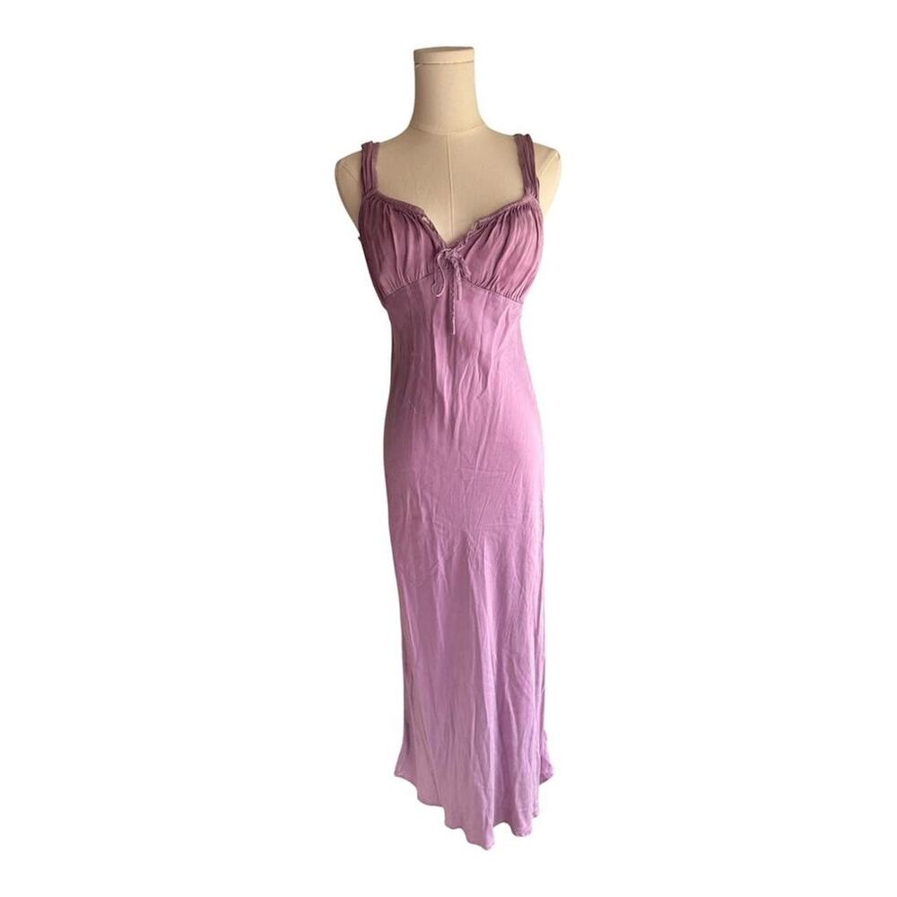 Madewell lilac maxi dress with